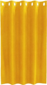 vidaXL Κουρτίνες συσκότισης 2 τμχ. Μουσταρδί 140 x 140 cm Βελούδο