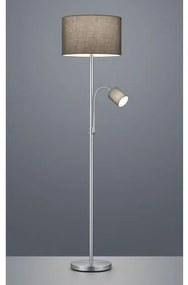 Επιδαπέδιο Φωτιστικό 1xE27 1xΕ14 Εύκαμπτο Hotel Trio Lighting-403900211-Νίκελ Ματ 403900211