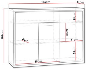Μπουφές Mediolan AT07-Fusiko