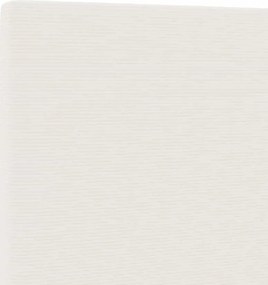 vidaXL Κεφαλάρι με κεφαλάρι Κρεμ 100 cm Τεχνητό Δέρμα