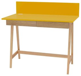 Γραφείο Luka LUKA2DOFASH5 110x50x75cm Natural-Yellow