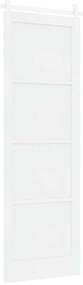 vidaXL Συρόμενη Πόρτα Λευκό 78 x 232 cm