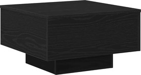 vidaXL Τραπεζάκι σαλονιού Μαύρη Οξυά 55 x 55 x 31 cm