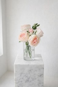 Stewehome Σετ 6 τεμαχίων διακοσμητικά τεχνητά τριαντάφυλλα με υφή υγρής όψης και ρεαλιστική εμφάνιση