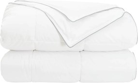 vidaXL Κουβέρτα ολόκληρου του χρόνου Λευκό 155 x 220 cm Ίνες μπαμπού