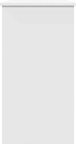 vidaXL Γραφείο Λευκό 80 x 40 x 75 εκ. από Μοριοσανίδα