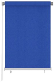 vidaXL Στόρι Σκίασης Ρόλερ Εξωτερικού Χώρου Μπλε 100 x 140 εκ. HDPE