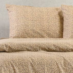 Ζεύγος Φανελένιες Μαξιλαροθήκες (53x72) Melinen Winter Line Keshia Beige