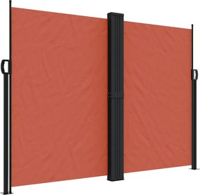 vidaXL Σκίαστρο Πλαϊνό Συρόμενο Τερακότα 180 x 1200 εκ.