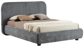 Κρεβάτι Salena ύφασμα σε ανθρακί απόχρωση 160x200εκ Υλικό: FABRIC - PLYWOOD 279-000016