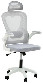 Intrahome Καρέκλα γραφείου διευθυντή Delilah Intrahome mesh ανοιχτό γκρι | SKU: INTRAPA-386111115