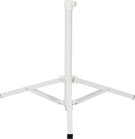 vidaXL Βάση Ομπρέλας Λευκό Ατσάλι for 25-32 χιλιοστά Pole