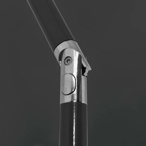 vidaXL Ομπρέλα Θαλάσσης Ανθρακί 200 x 125 εκ.