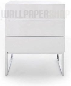 Κομοδίνο Λευκή Λάκα 50x60x40