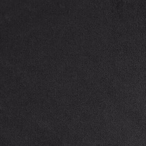 Σκαμπό σαλονιού Providence 147, Μαύρο, 45x50x50cm, 9 kg, Ταπισερί, Πόδια: Μέταλλο | Epipla1.gr