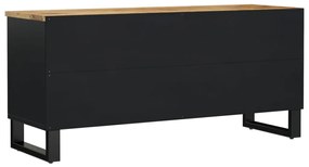 vidaXL Έπιπλο Τηλεόρασης 100x33x46 εκ. Μασίφ Ξύλο Μάνγκο &amp; Επεξ. Ξύλο