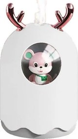 Led Συσκευή Αρωματοθεραπείας Humidifier Aromatherapy Meng Chong 601 Λευκή 300ml