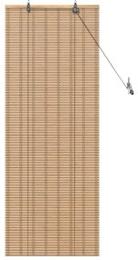vidaXL Ρόλερ και Σκιάδια Ανοιχτό καφέ 60 x 160 εκ. Μπαμπού