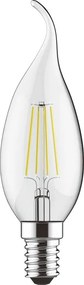 Λαμπτήρας LED Filament E14 Candle 5W 2700K Dimmable Tip  (10 τεμάχια)