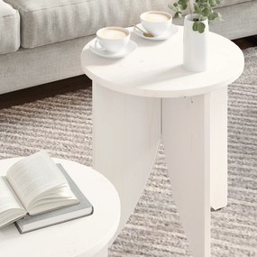 vidaXL Σετ Τραπεζιού Για Καφέ 2 pcs Λευκό 41.5 x 41.5 x 44 cm