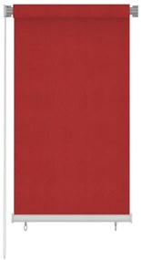 Στόρι Σκίασης Ρόλερ Εξωτερικού Χώρου Κόκκινο 80 x 140 εκ. HDPE