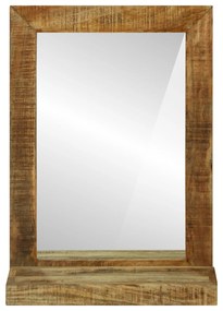 vidaXL Καθρέφτης  50x22x70 cm Μασίφ Ρουστίκ Ξύλο Μάνγκο