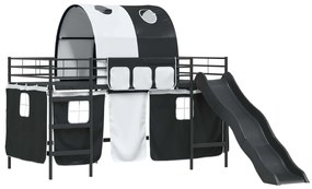 vidaXL Μαύρο 107 x 200 εκ.