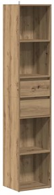 vidaXL Ντουλάπι βιβλίων Artisan Oak 36x30x171 cm Κατασκευασμένο ξύλο