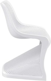 Πολυθρόνα πολυπροπυλένιου Bloom White
