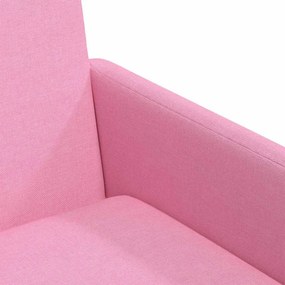 vidaXL Καρέκλες φαγητού 2 pcs Ροζ 57 x 67 x 95 εκ ύφασμα