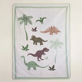 Κουβερλί Παιδικό Dino Boy Green Nima Μονό 160x220cm Microfiber