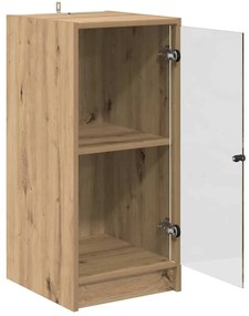 vidaXL Πλαϊνό γραφείο artisan δρυς 35 x 37 x 76 εκ Επεξεργασμένο ξύλο