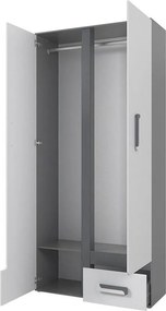 Ντουλάπα Apetito δίφυλλη - 85.00Χ50.00Χ192.00cm