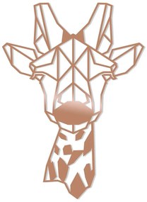 Διακοσμητικό Τοίχου Gıraffe 891TNL1256 33x50cm Copper Wallity Μέταλλο