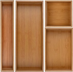 ESTIA ΚΟΥΤΙ ΟΡΓΑΝΩΣΗΣ ΣΥΡΤΑΡΙΟΥ BAMBOO ESSENTIALS 15x23x7cm