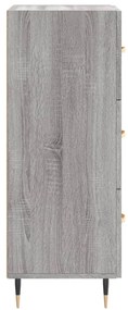 vidaXL Ντουλάπι Γκρι Sonoma 34,5x34x90 εκ. από Επεξεργασμένο Ξύλο