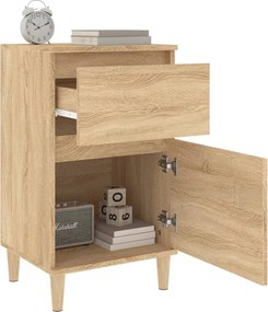 vidaXL Κομοδίνο Sonoma Δρυς 40x35x70 εκ.