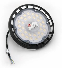 Στεγανή Βιομηχανική Καμπάνα UFO LED 100W Μαύρο 3-9021001 Lumen 3-9021001 Μαύρο