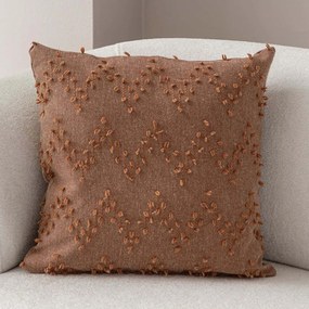 Μαξιλαροθήκη Διακοσμητική Tuffet 881PCR1621 Brown Aberto Design 43X43 Πολυέστερ
