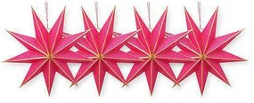 ΣΕΤ ΧΡΙΣΤΟΥΓΕΝΝΙΑΤΙΚΑ ΣΤΟΛΙΔΙΑ 20cm 4 ΤΕΜ. PIP STUDIO - STAR PAPER PINK