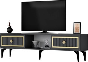 TV Stand Nil - Anthracite, Gold Anthracite
Gold