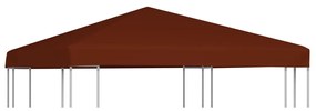 vidaXL Κάλυμμα για Κιόσκι Τερακότα 3 x 3 μ. 310 γρ./μ²