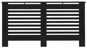 vidaXL Κάλυμμα Καλοριφέρ Μαύρο 152 x 19 x 81,5 εκ. από MDF