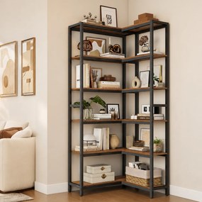 Γωνιακή Ραφιέρα Δαπέδου 12 Θέσεων (64x62x175) Vasagle LLS606K01