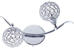 Απλίκα Τοίχου Aca Skylar AD20120032B Chrome