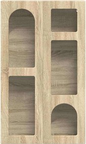 vidaXL Κρεμαστό ντουλάπι με ράφι Δρύς Sonoma 59 x 20 x 100 εκ