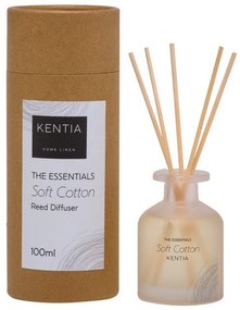 Αρωματικό Χώρου Με Sticks Sense 25 100ml Soft Cotton Kentia Γυαλί