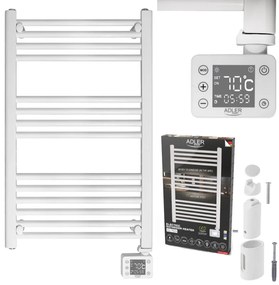 Adler AD 7824, 600W, 13 λωρίδες θέρμανσης, πίνακας ελέγχου LED, , IP24, λευκό
