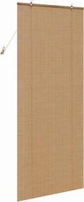vidaXL Ρόλερ Καφέ 90 x 220 cm Μπαμπού