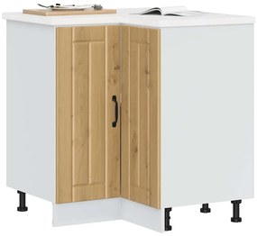 vidaXL Γωνιακό ντουλάπι βάσης κουζίνας &quot;Lucca&quot; Artisan Oak